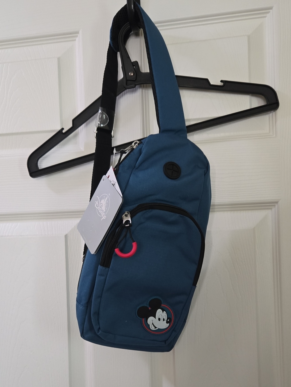 Ntw Blue Mickey Mouse Sling Bag - Men/ Womens Bag With Wallet